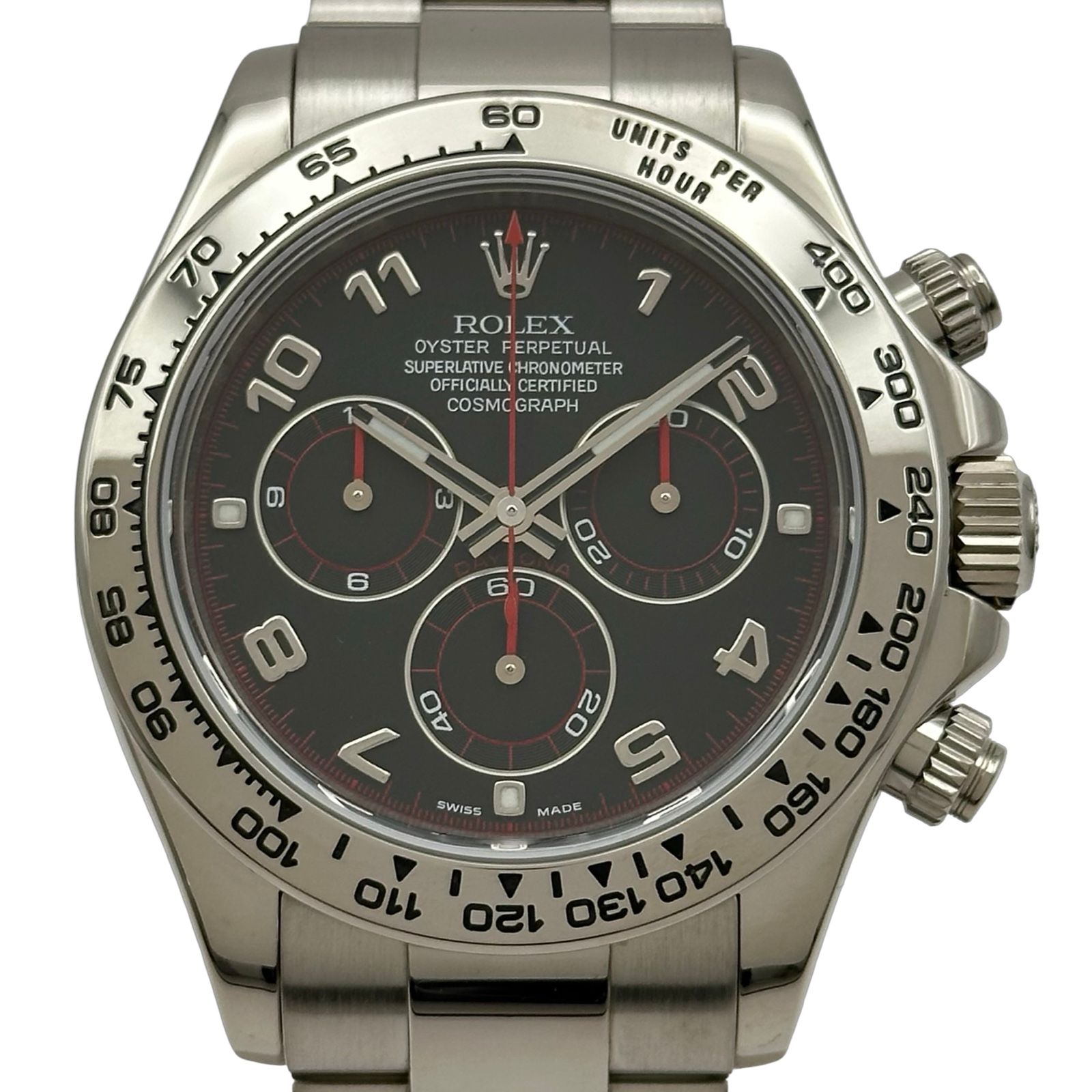 ロレックス ROLEX デイトナ 116509 ブラック ホワイトゴールド 自動巻き メンズ 腕時計