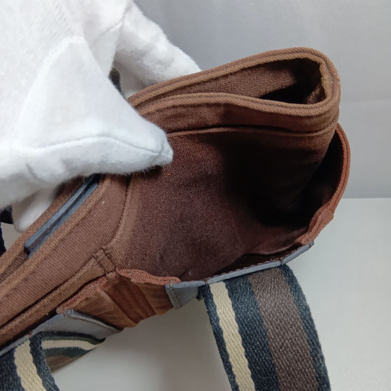 N HERMES エルメス トロカホリゾンタル PM ハンドバッグ カバン トートバッグ ユニセックス ブラウン