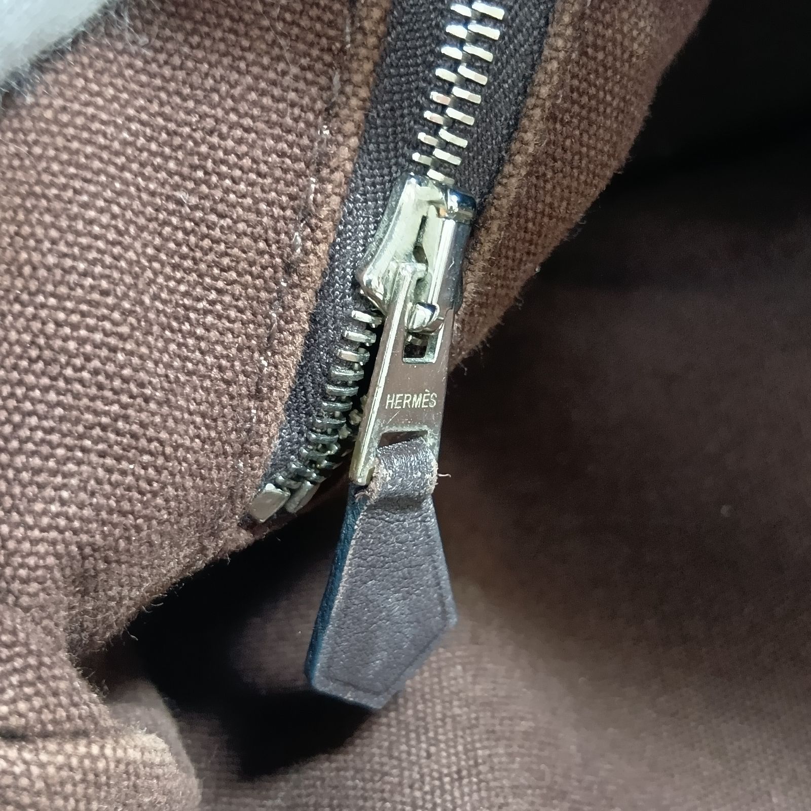 N HERMES エルメス トロカホリゾンタル PM ハンドバッグ カバン トートバッグ ユニセックス ブラウン