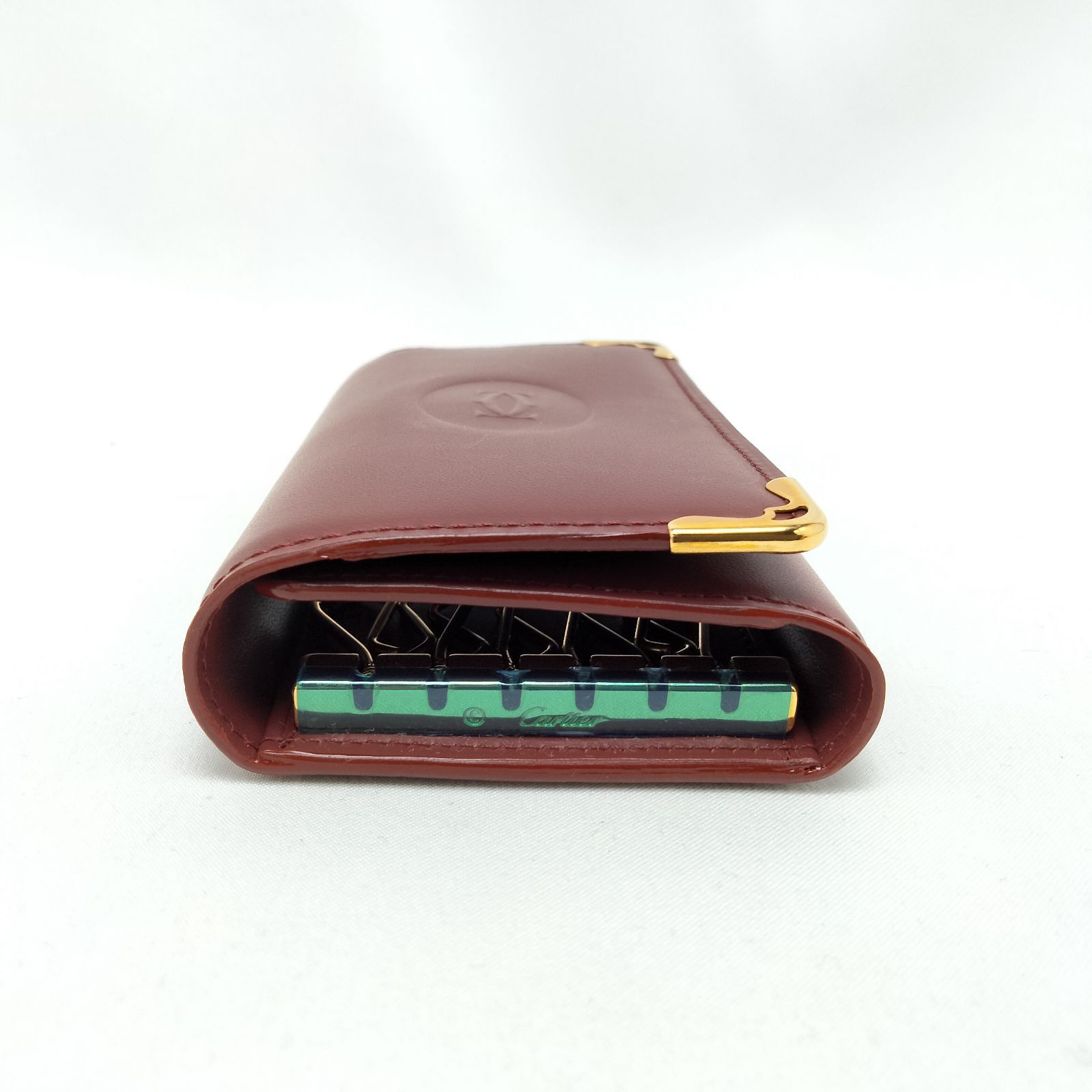 ✨️Cartier✨️カルティエ マストライン レザー キーケース ボルドー