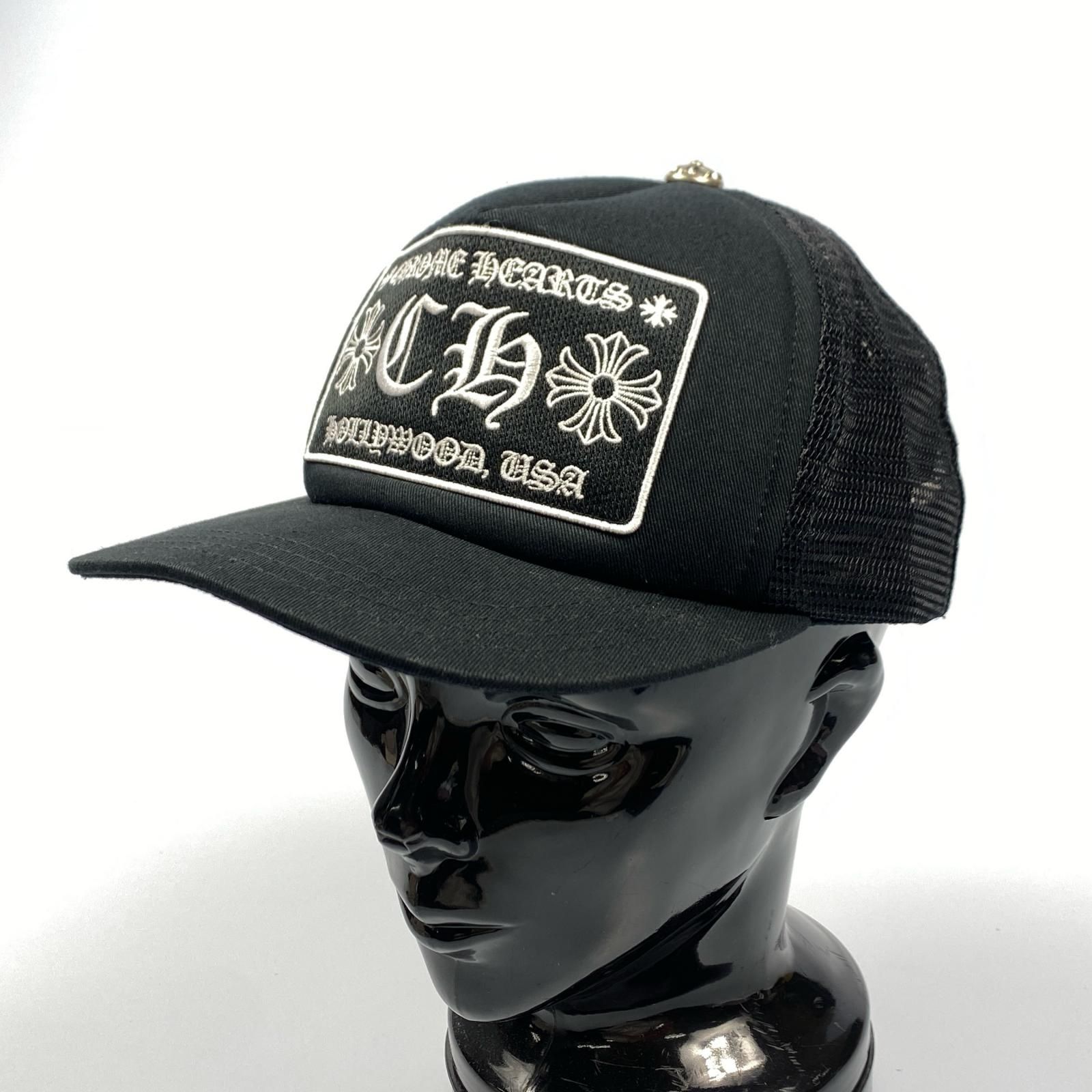 【姫路東店】 中古 CHROME HEARTS | クロムハーツ キャップ CH Hollywood Trucker Hat メッシュキャップ 国内正規品 ブラック 【118】