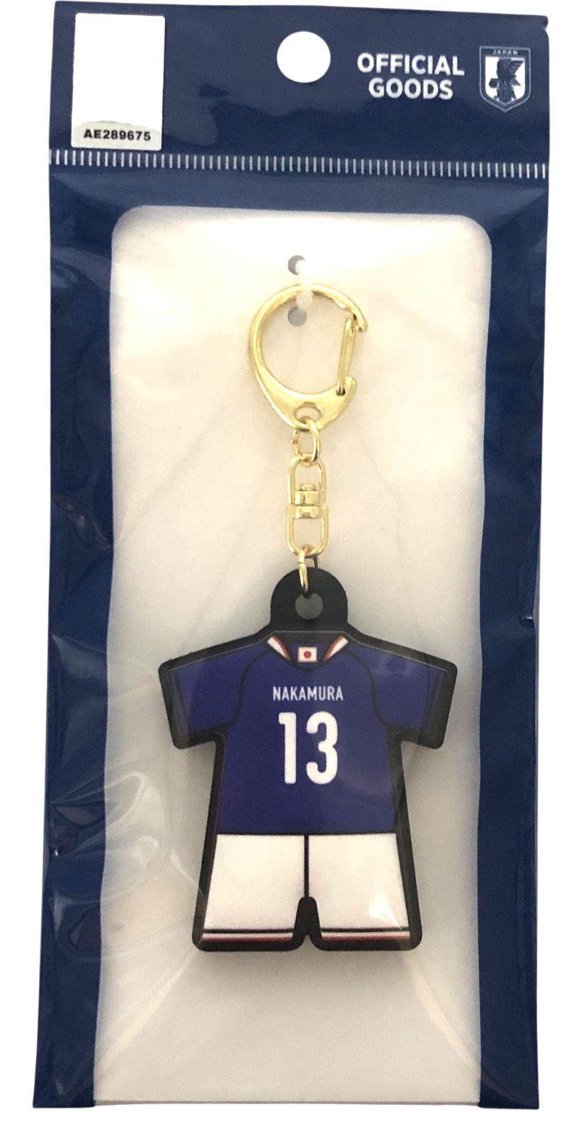 s1089【新品未開封】サッカー日本代表 ユニフォーム型ラバー