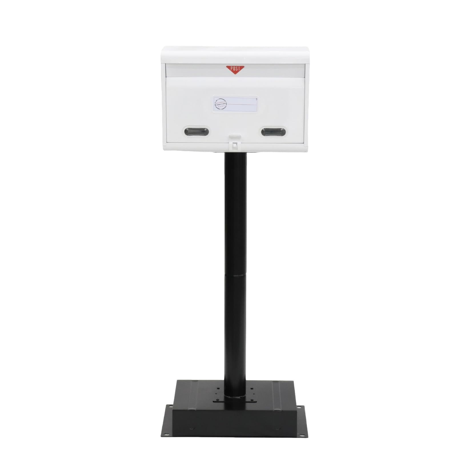 ☆新品☆グリーンライフ スタンドポスト 置き型ポスト 郵便受け【日本製ポスト】スチール製 A4サイズ対応 南京錠取付可 ホワイト FH-50W 00934d2c