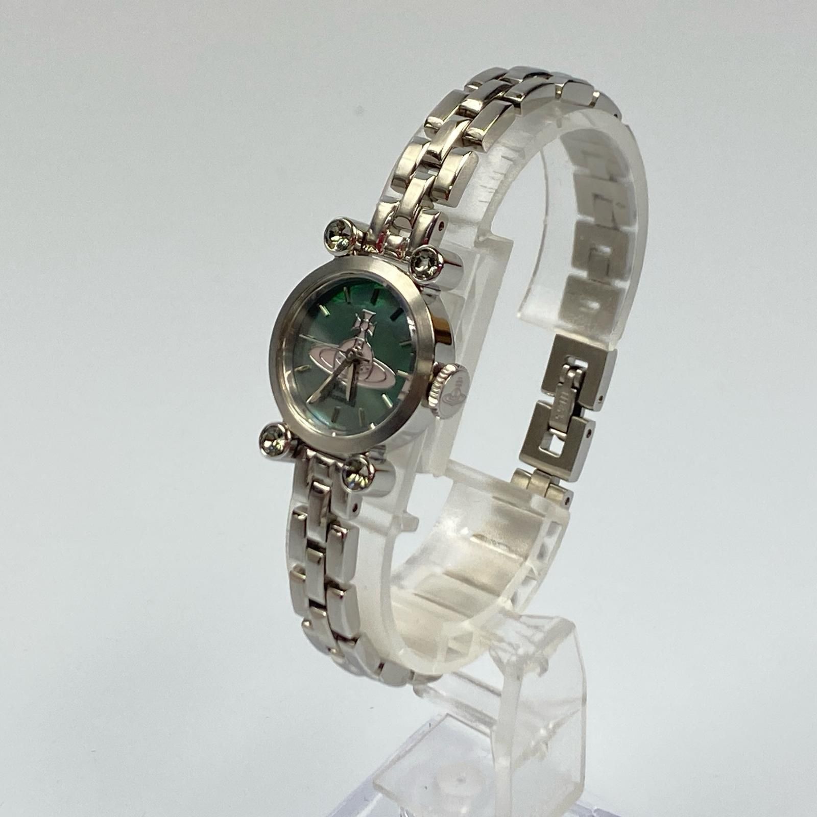 【姫路東店】 中古 Vivienne Westwood | ヴィヴィアンウエストウッド 腕時計 ダイアモンドシェル ウォッチGY VW70C8-B24 アナログクォーツ シルバー 【131】