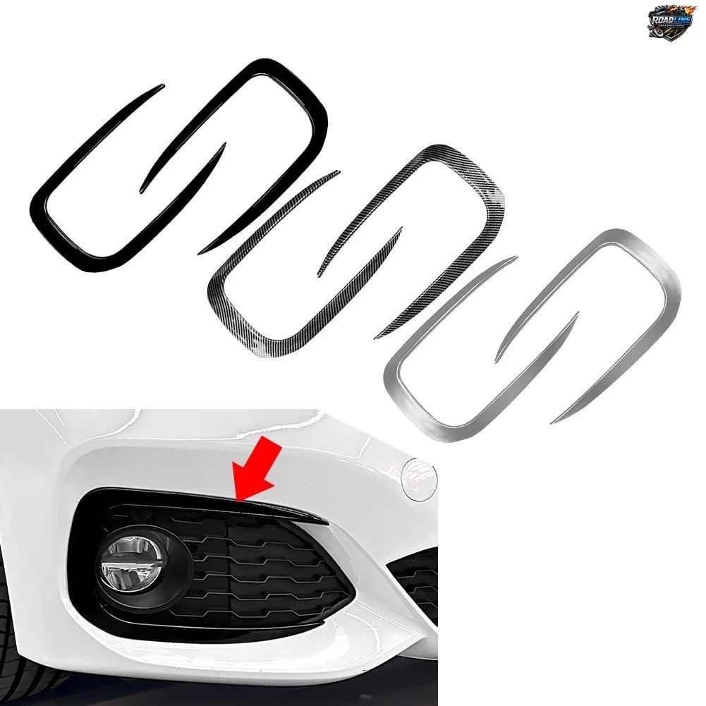 BMW 1シリーズ F20 F21 2015-2019 Mスポーツモデル専用 フロントバンパーサイドフォグライトグリルカナードスポイラースプリッタートリム 2
