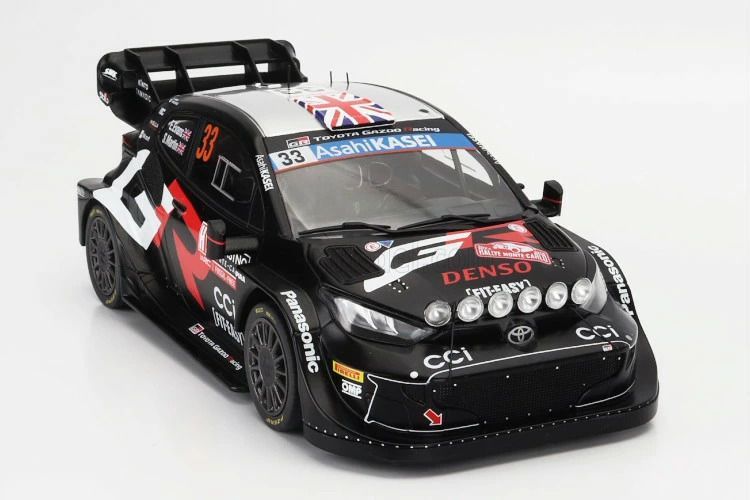イクソ 1/18 トヨタ GR ヤリス ラリー 1 ハイブリッド #33 モンテカルロ 2024 エバンス マーティン IXO GR YARIS MONTE CARLO 18RMC197