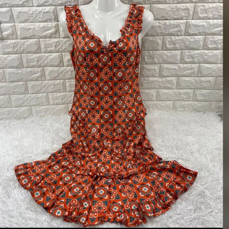 MOSCHINO CHEAP&CHIC/モスキーノ、ノースリーブ花柄ワンピース、38