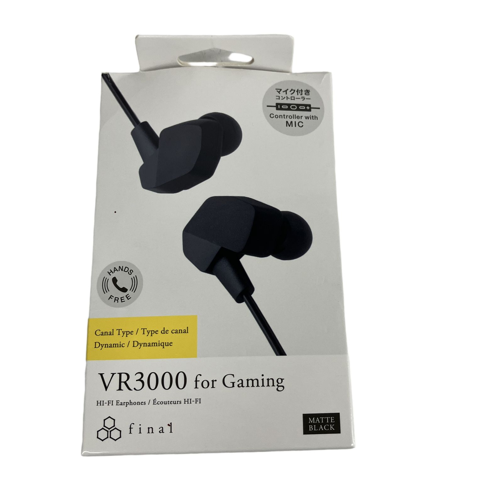 final VR3000 for Gaming ゲーミングイヤホン MATTE BLACK 有線イヤホン 音響機器 中古 S11330352 final VR3000 for Gaming ゲーミングイヤホン MATTE BLACK 有線イヤホン 音響機器 中古 S11330352