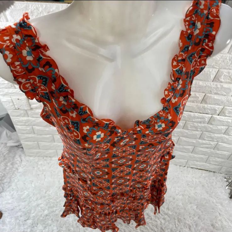 MOSCHINO CHEAP&CHIC/モスキーノ、ノースリーブ花柄ワンピース、38