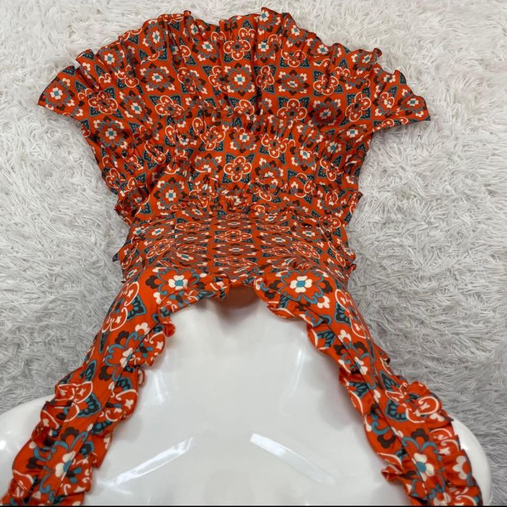 MOSCHINO CHEAP&CHIC/モスキーノ、ノースリーブ花柄ワンピース、38