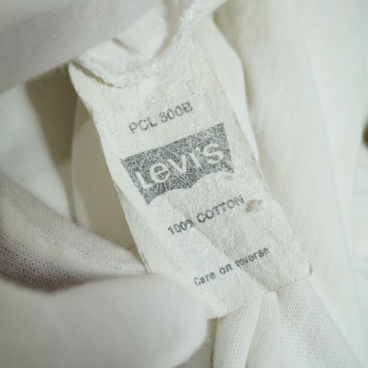 90S Levi's リーバイス 1993 グラフィック Tシャツ 半袖 カットソー ビンテージ 白 L 3517Q★4