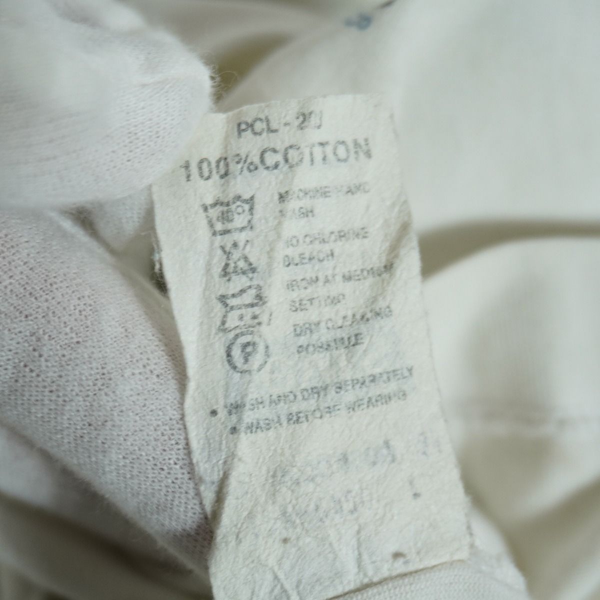 90S Levi's リーバイス 1993 グラフィック Tシャツ 半袖 カットソー ビンテージ 白 L 3517Q★4