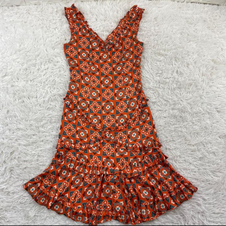 MOSCHINO CHEAP&CHIC/モスキーノ、ノースリーブ花柄ワンピース、38