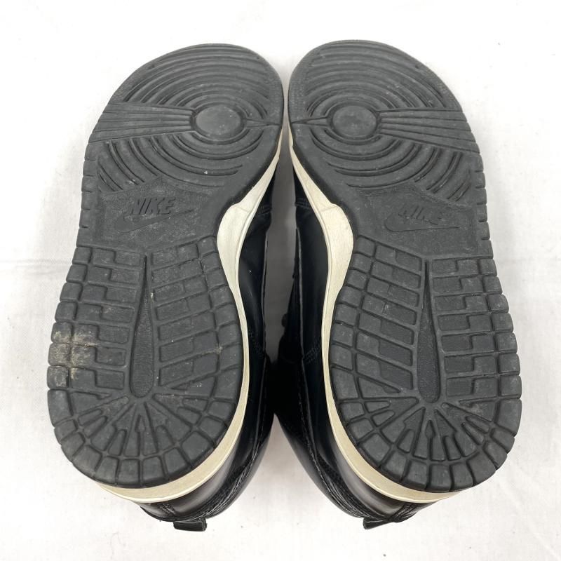 【中古】Stussy × Nike Dunk HIgh Plus ブラック 27cm 302763-001 ▲加水分解、ソール剥がれ スニーカー ステューシー×ナイキ[17]