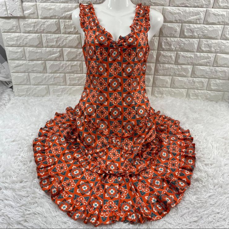MOSCHINO CHEAP&CHIC/モスキーノ、ノースリーブ花柄ワンピース、38
