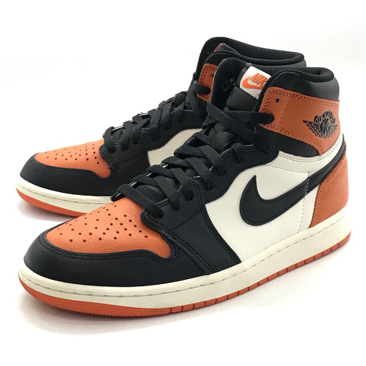 【倉吉店】 中古 NIKE | ナイキ スニーカー AIR JORDAN 1 OG 'SHATTERED BACKBOARD' シャッタード バックボード 2025 DZ5485-008 オレンジ 27cm 【126】