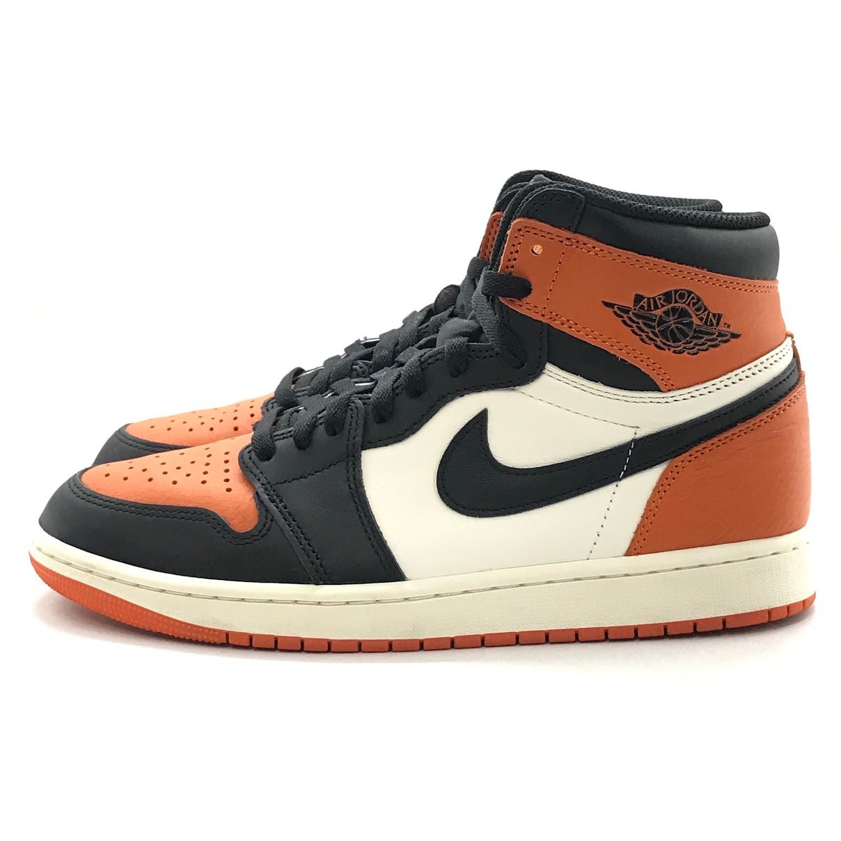 【倉吉店】 中古 NIKE | ナイキ スニーカー AIR JORDAN 1 OG 'SHATTERED BACKBOARD' シャッタード バックボード 2025 DZ5485-008 オレンジ 27cm 【126】