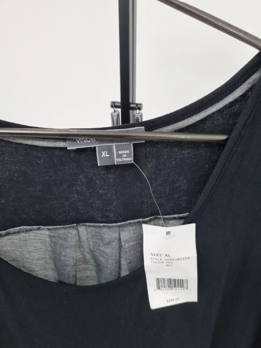 Vince ブラック モーダル ストレッチ XL サイズ ONE PIECE 新品