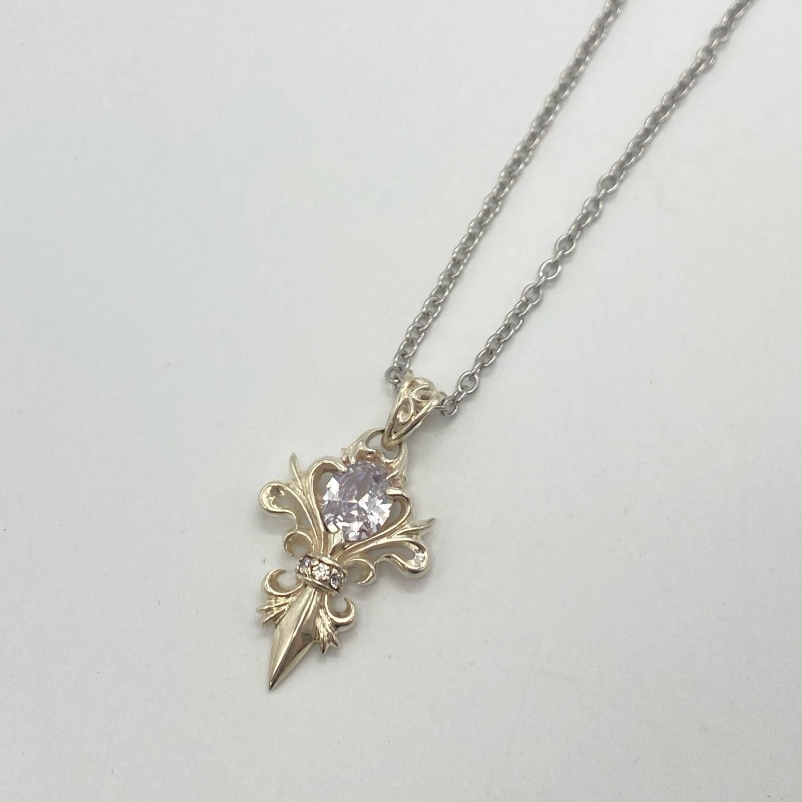 【姫路東店】 中古 BLESS | ブレス ネックレス リリーネックレス MXT-5192 シルバー 【134】