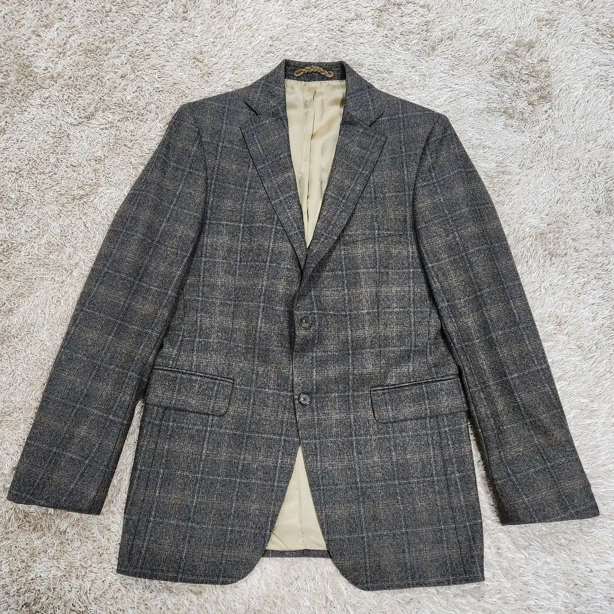 (ヴィンテージボックス) AIGNER アイグナー 正規品 ウール ジャケット 46