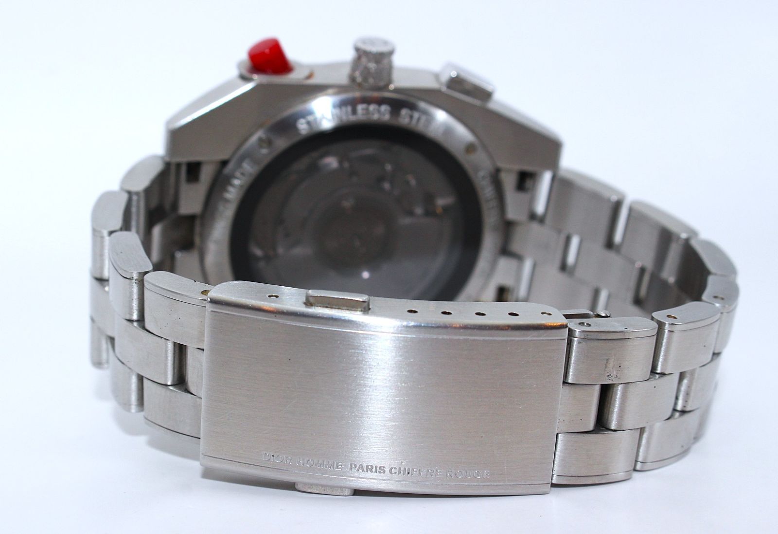 『VRW-1900』☆時計☆Dior (ディオール)☆ CD084610☆シフル ルージュ クロノグラフ☆BK文字盤 メンズ 自動巻き 稼働品☆