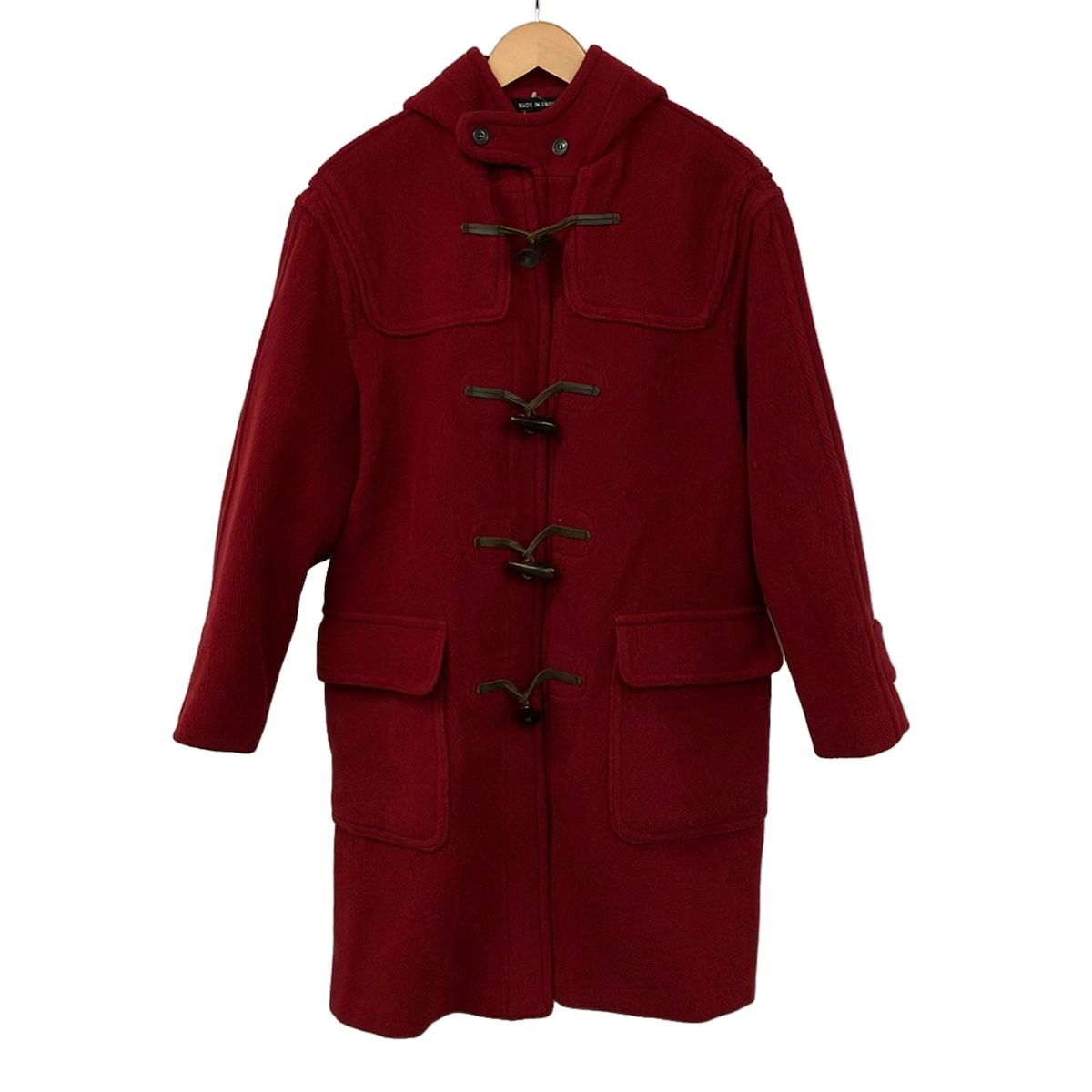 gloverall(グローバーオール) ダッフルコート サイズEUR 46 メンズ美品 - レッド 長袖/秋/冬