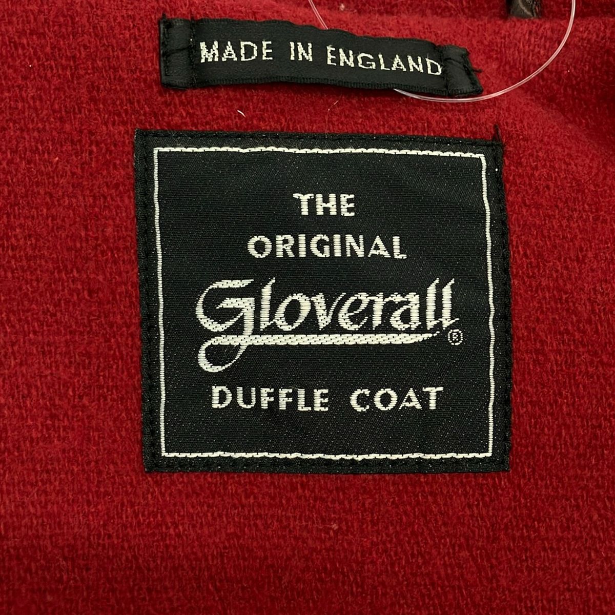 gloverall(グローバーオール) ダッフルコート サイズEUR 46 メンズ美品 - レッド 長袖/秋/冬 gloverall(グローバーオール) ダッフルコート サイズEUR 46 メンズ美品 - レッド 長袖/秋/冬