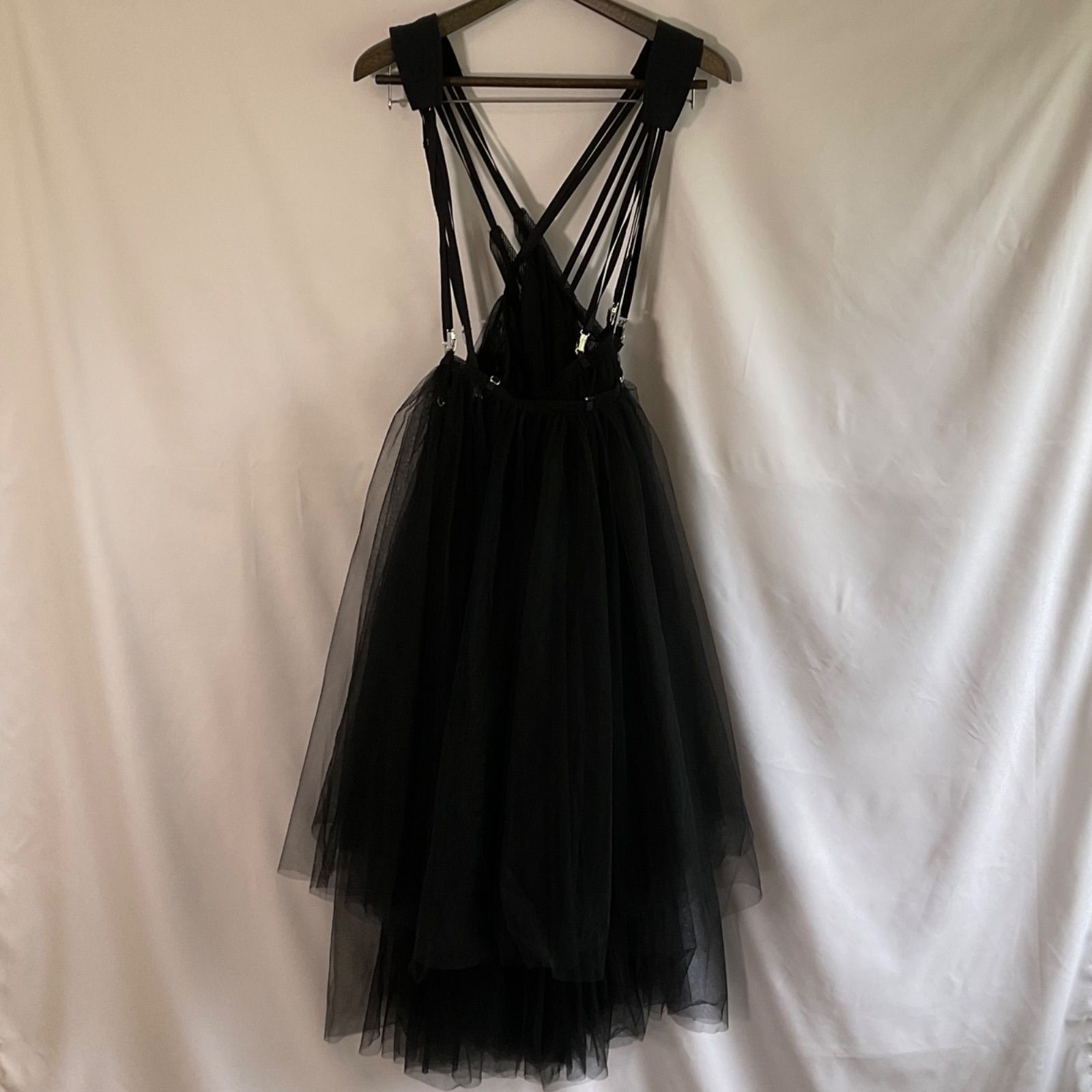 noir kei ninomiya チュール サスペンダー スカート 24SS ノワールケイ 