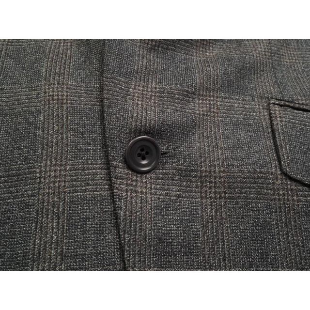 新品 azabu tailor 麻布テーラー 日本製 秋冬『CANONICO カノニコ 伊製生地』起毛 スリーピース スーツ46A(A5程度)灰 0915-027