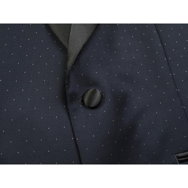 新品 azabu tailor 麻布テーラー 日本製 秋冬『CANONICO カノニコ 伊生地』 Super100's ウール100% タキシード スーツ 46A(A5)紺 0902-154 新品 azabu tailor 麻布テーラー 日本製 秋冬『CANONICO カノニコ 伊生地』 Super100's ウール100% タキシード スーツ 46A(A5)紺 0902-154