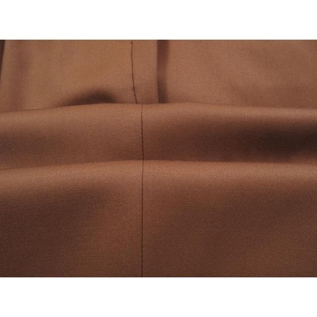 新品 azabu tailor 麻布テーラー 日本製 春秋『MARLANE マルラーネ 伊製生地』ウール100% アンコン スーツ 46A(A5相当)茶 0825-046