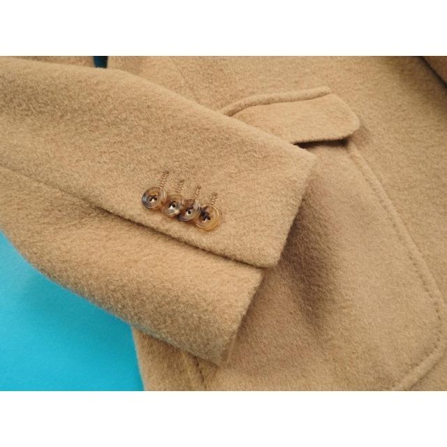 新品サンプル azabu tailor 麻布テーラー 日本製 カシミヤ混ウール チェスター コート 50A(A7)ベージュ XJ4H