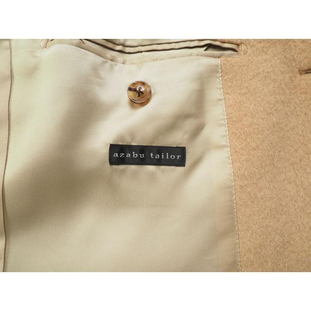 新品サンプル azabu tailor 麻布テーラー 日本製 カシミヤ混ウール チェスター コート 50B(BB7)ベージュ XJ4H