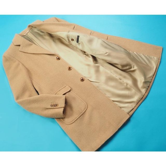 新品サンプル azabu tailor 麻布テーラー 日本製 カシミヤ混ウール チェスター コート 50B(BB7)ベージュ XJ4H