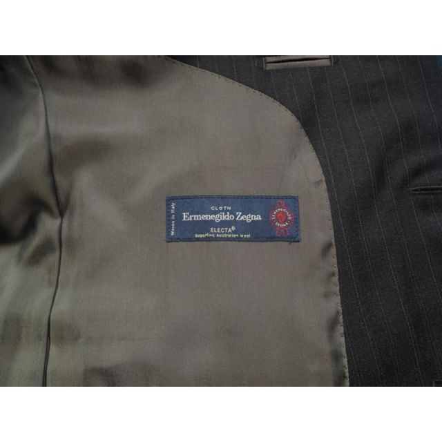新品17.3万円 大手百貨店扱い 日本製 秋冬『Ermenegildo Zegna ゼニア ELECTA 伊製生地』ウール100% 微起毛 スーツ AB5濃灰(30) 6430AK 新品17.3万円 大手百貨店扱い 日本製 秋冬『Ermenegildo Zegna ゼニア ELECTA 伊製生地』ウール100% 微起毛 スーツ AB5濃灰(30) 6430AK