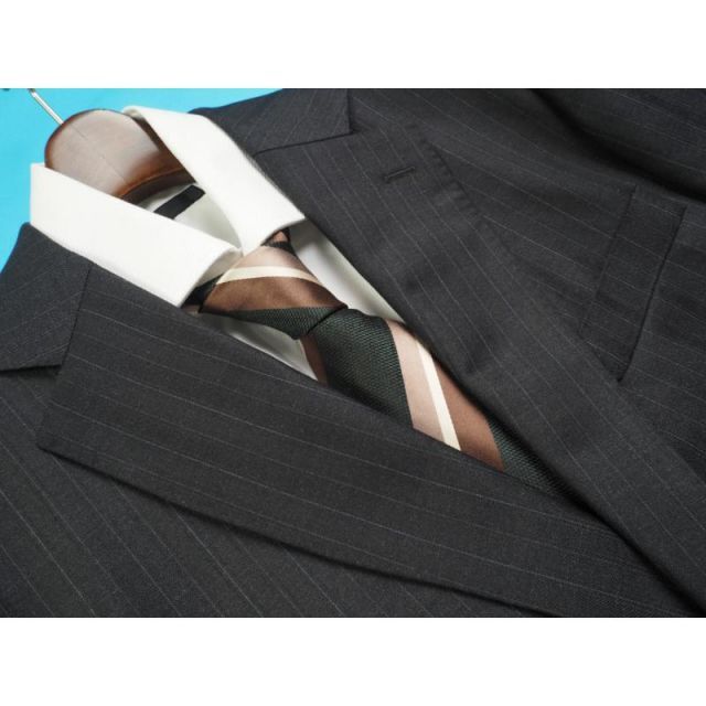 新品17.3万円 大手百貨店扱い 日本製 秋冬『Ermenegildo Zegna ゼニア ELECTA 伊製生地』ウール100% 微起毛 スーツ AB5濃灰(30) 6430AK 新品17.3万円 大手百貨店扱い 日本製 秋冬『Ermenegildo Zegna ゼニア ELECTA 伊製生地』ウール100% 微起毛 スーツ AB5濃灰(30) 6430AK