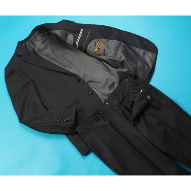 新品12.9万円 大手百貨店扱い 秋冬『Loro Piana ロロピアーナ FOUR SEASONS 伊製生地』艶感 Super130Sウール スーツ A4濃灰(30) 28168630