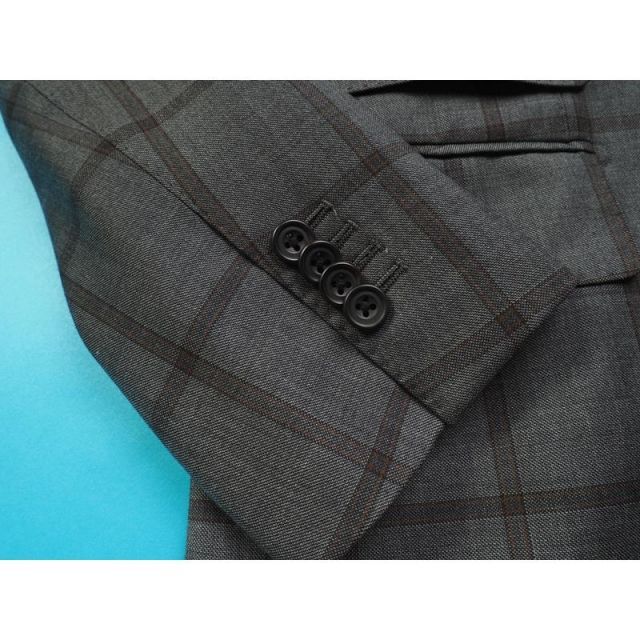 新品 azabu tailor 麻布テーラー 日本製 秋冬『ドーメル DORMEUIL 英国製生地』ウール100% ダブルブレスト スーツ 46A(A5)灰 0905-071 新品 azabu tailor 麻布テーラー 日本製 秋冬『ドーメル DORMEUIL 英国製生地』ウール100% ダブルブレスト スーツ 46A(A5)灰 0905-071