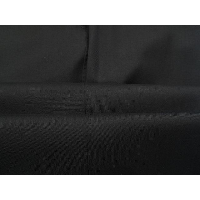 新品 azabu tailor 麻布テーラー 日本製 秋冬『CANONICO カノニコ 伊生地』 Super100's ウール100% 無地 スーツ 48A(A6)黒 HS0040