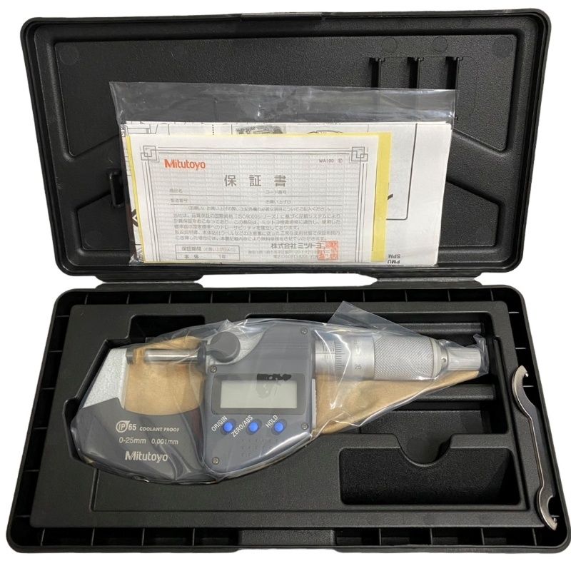 Mitutoyo ミツトヨ クーラントプルーフマイクロメータ MDC-25MX ブラック 【未使用品】 32605R3