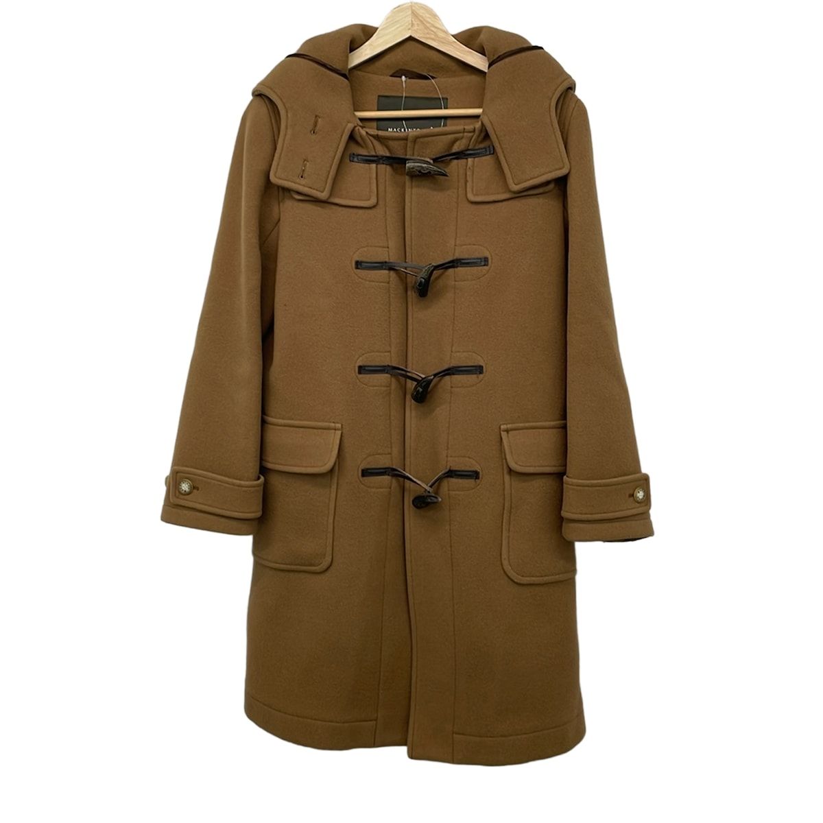 MACKINTOSH LONDON(マッキントッシュロンドン) ダッフルコート サイズ38 M レディース美品 - ライトブラウン×ダークブラウン 長袖/冬