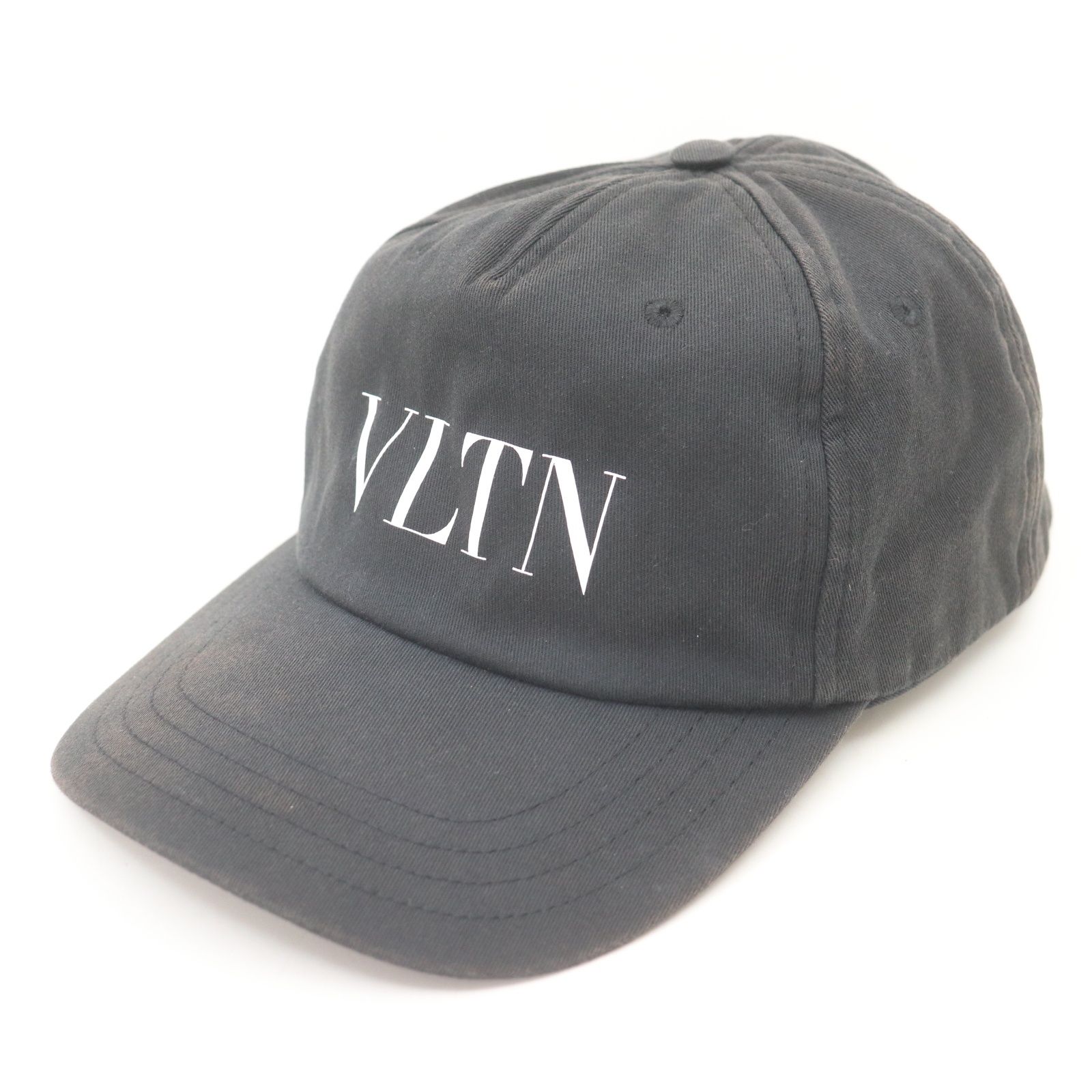 ITYHYUL8HEZK VALENTINO VLTN ヴァレンティノ ロゴキャップ サイズ 57 ブラック 黒 メンズ 帽子