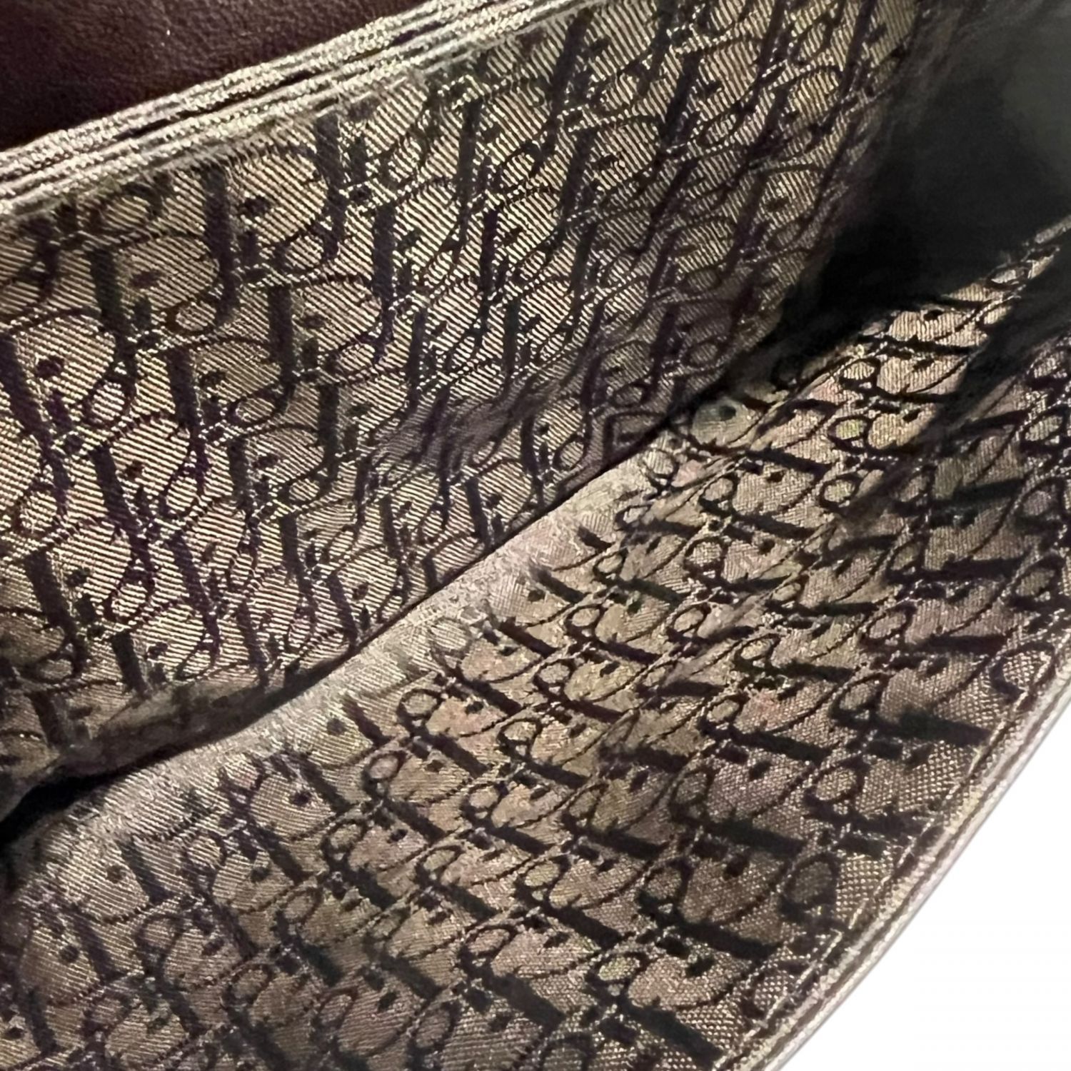 【中古】 Christian Dior クリスチャン・ディオール アドミッドイット ワンショルダーバッグ ダックブラウン 26015567 SA