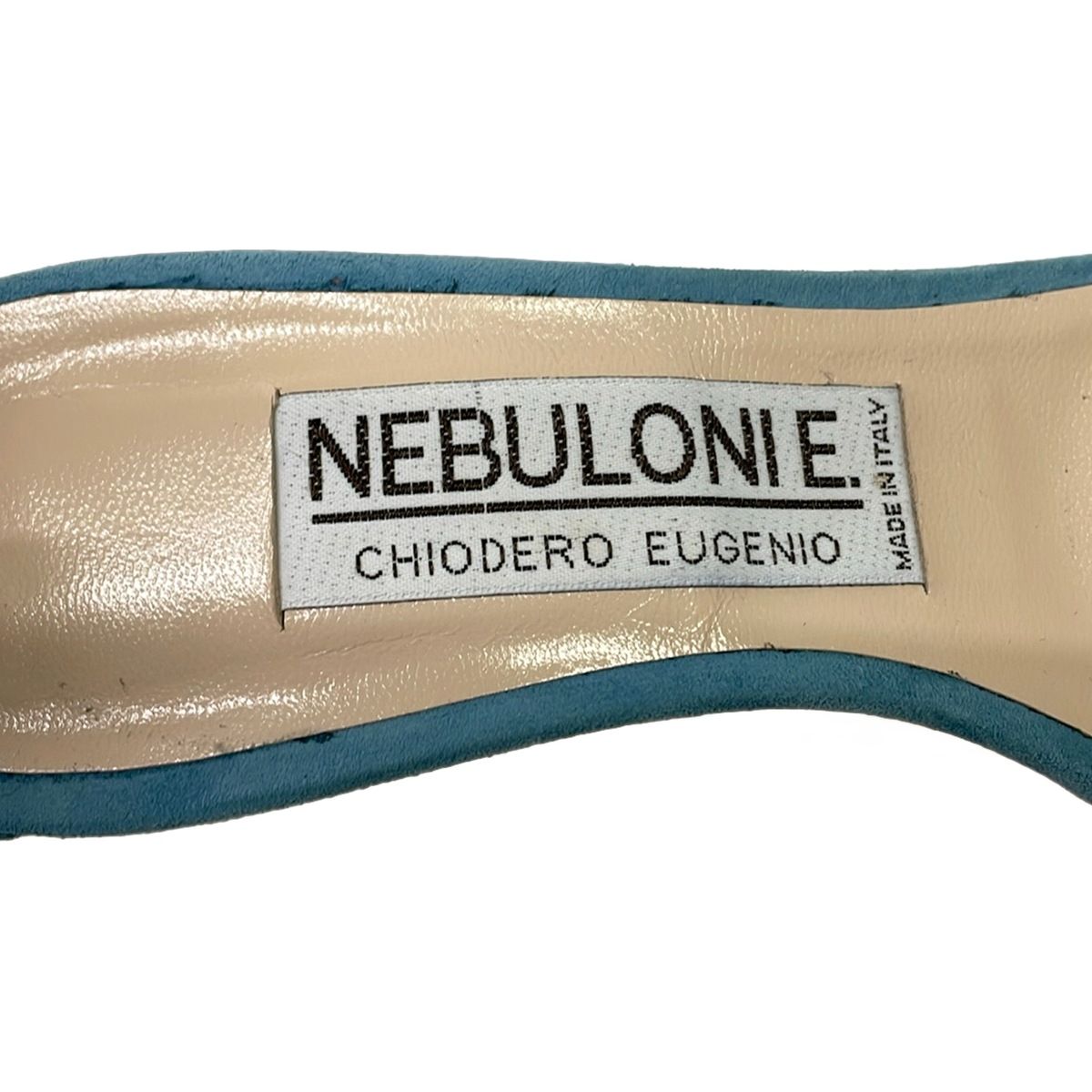 NEBULONI E.(ネブローニ) サンダル 37 レディース ライトブルー アンクルストラップ