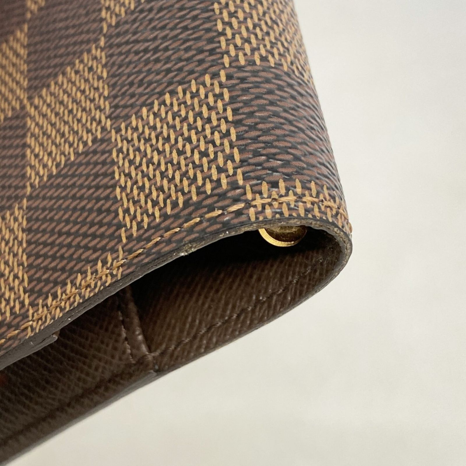 ルイ・ヴィトン(Louis Vuitton) ルイ・ヴィトン 手帳カバー ダミエ アジェンダPM R20700 エベヌメンズ レディース P3023952
