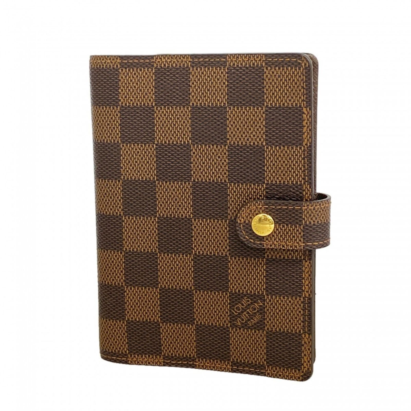 ルイ・ヴィトン(Louis Vuitton) ルイ・ヴィトン 手帳カバー ダミエ アジェンダPM R20700 エベヌメンズ レディース P3023952