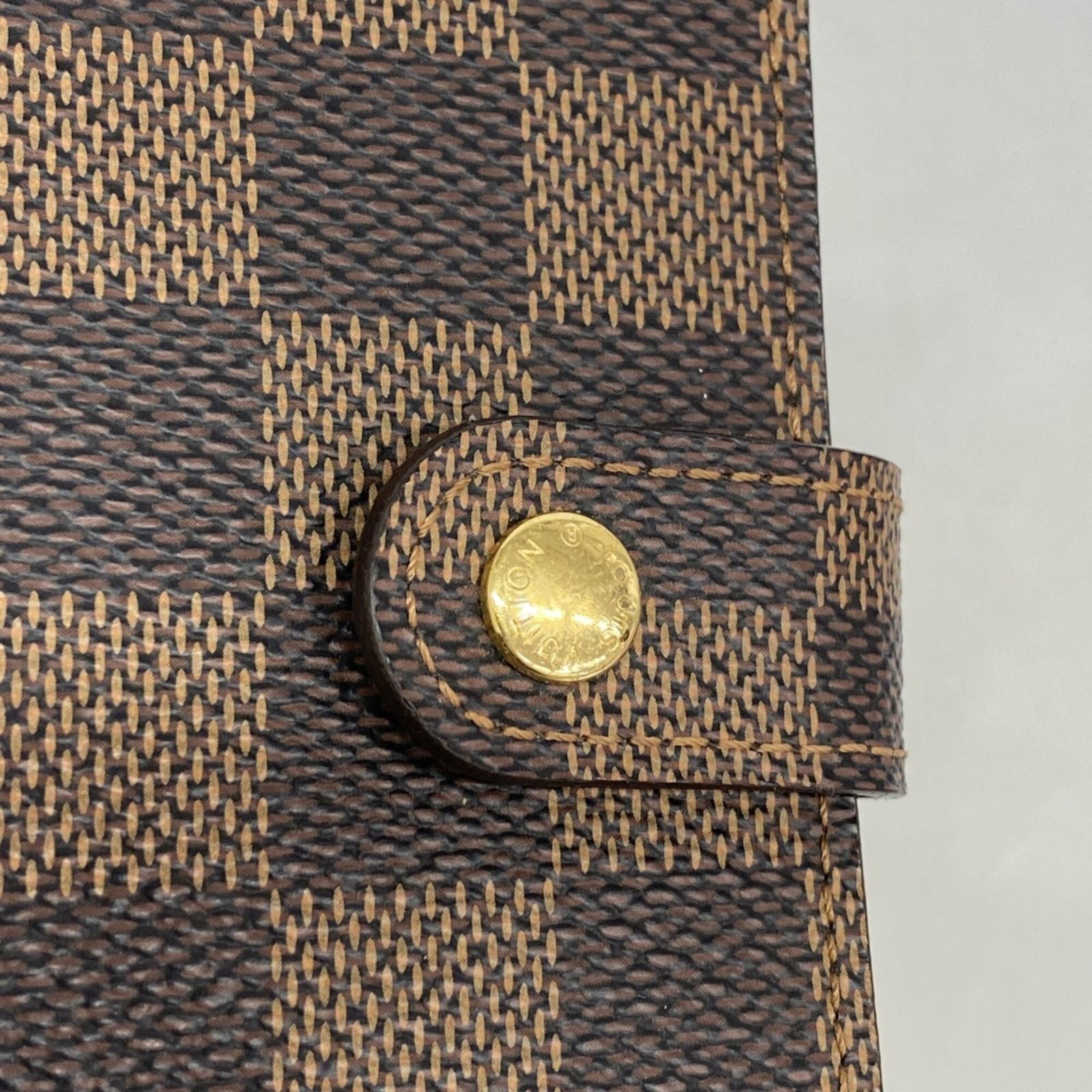 ルイ・ヴィトン(Louis Vuitton) ルイ・ヴィトン 手帳カバー ダミエ アジェンダPM R20700 エベヌメンズ レディース P3023952