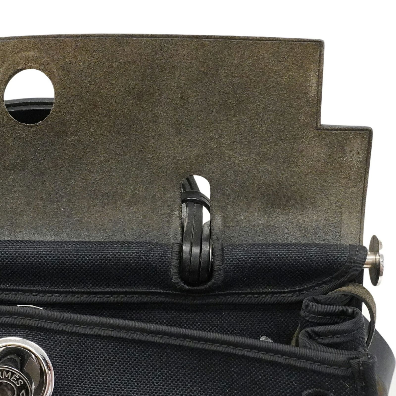 エルメス(Hermes) エルメス ハンドバッグ エールバッグジップPM トワルオフィシエ ブラック A刻印 2wayバッグレディース P3023945 エルメス(Hermes) エルメス ハンドバッグ エールバッグジップPM トワルオフィシエ ブラック A刻印 2wayバッグレディース P3023945