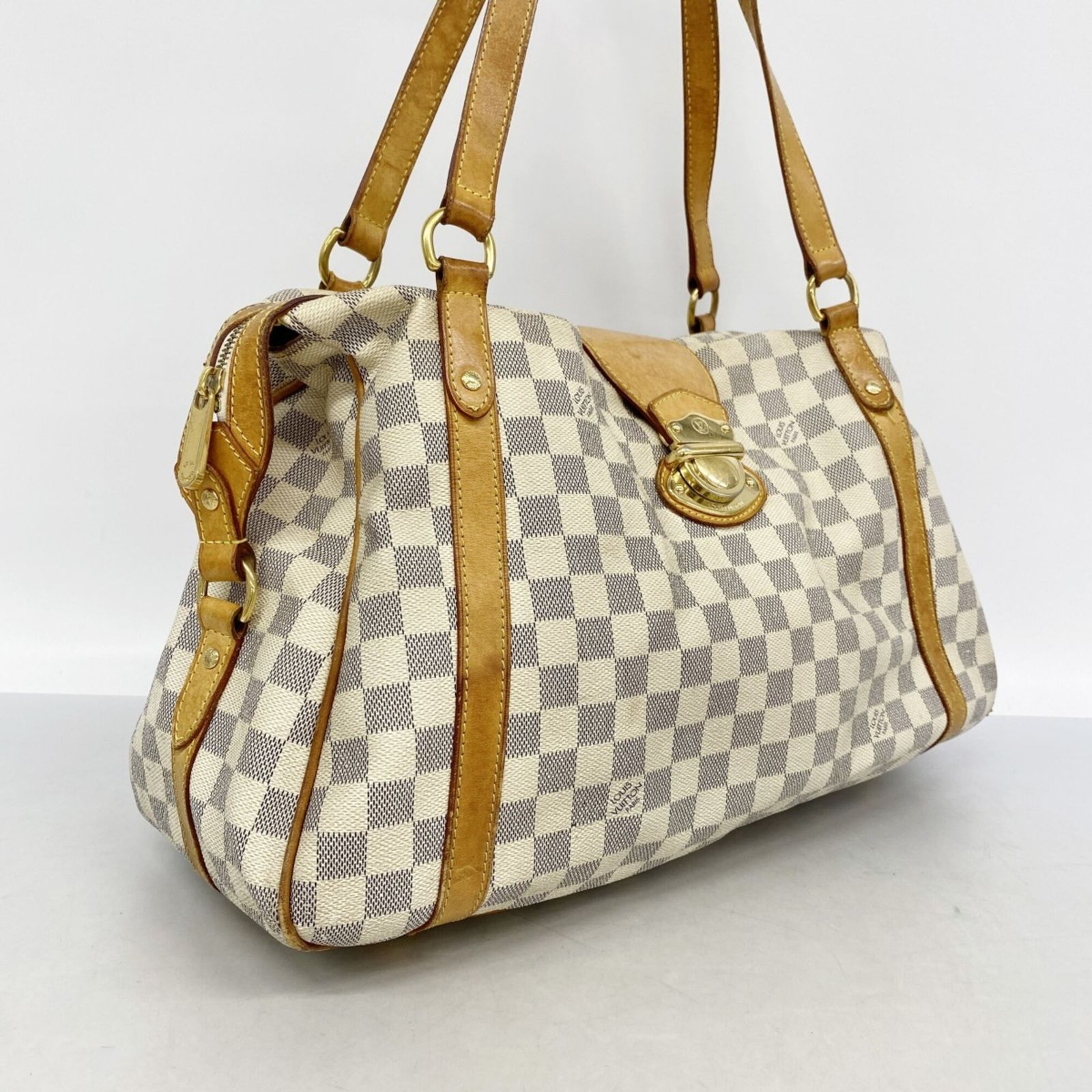 ルイ・ヴィトン(Louis Vuitton) ルイ・ヴィトン ショルダーバッグ ダミエ・アズール ストレーザGM N42221 ホワイトレディース P3018900