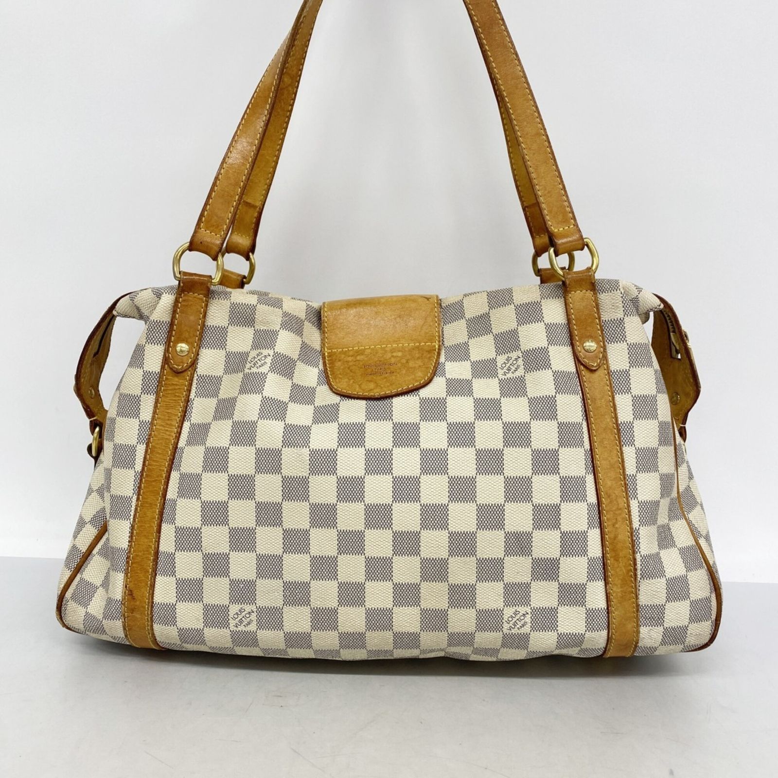 ルイ・ヴィトン(Louis Vuitton) ルイ・ヴィトン ショルダーバッグ ダミエ・アズール ストレーザGM N42221 ホワイトレディース P3018900